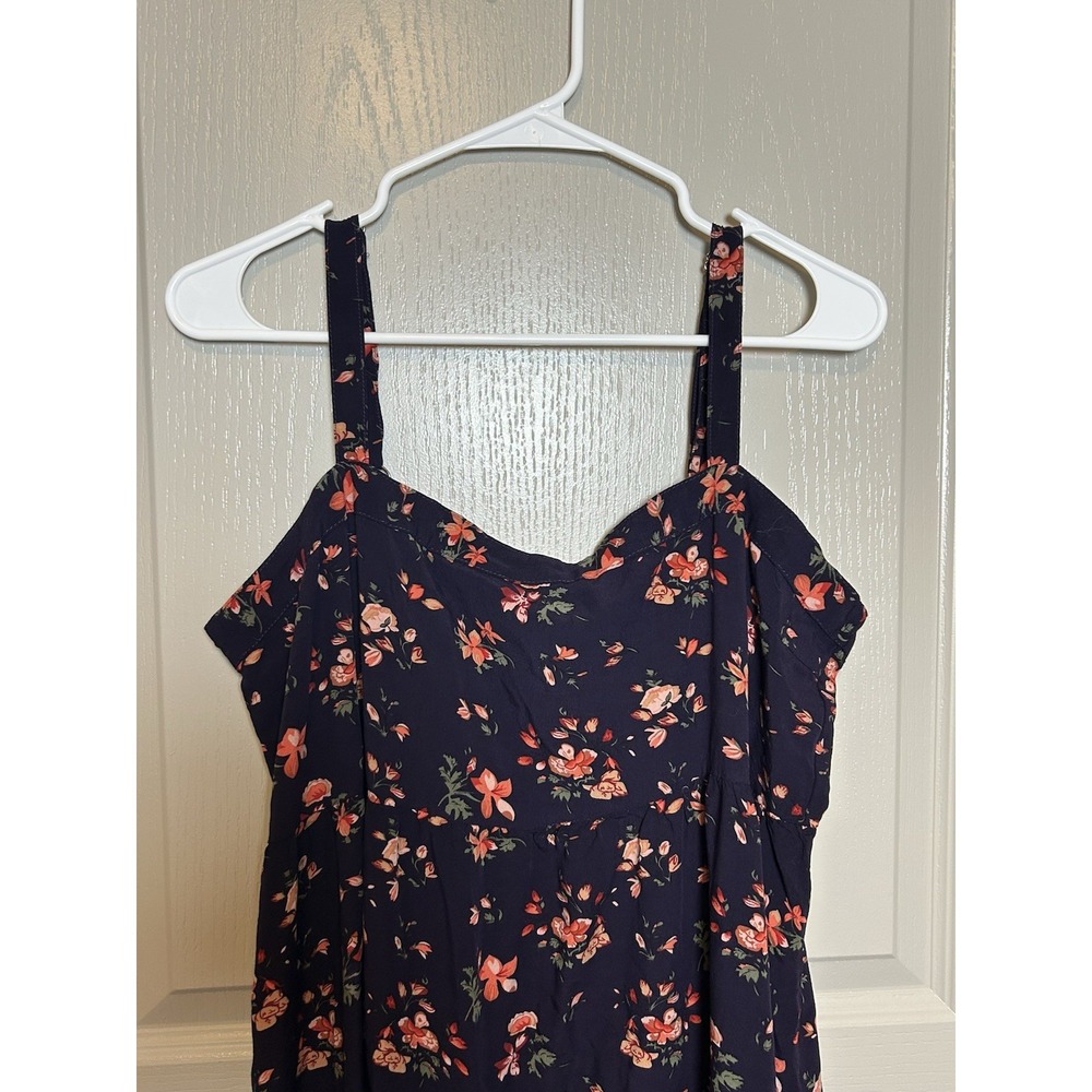 Natural Life Floral Side Slit Maxi Dress L/XL Boho Whimsy Cottage Dainty Cute - Picture 3 of 8